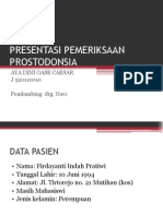 Presentasi Pemeriksaan Prostodonsia