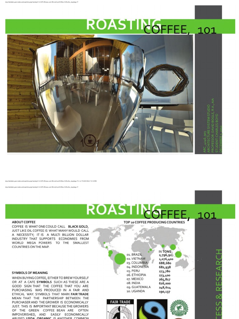 Roasting Coffee 101 PDF Hot Drinks Coffee