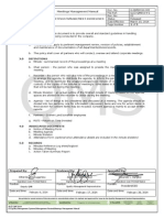 1 of 5 1.0 Purpose: Meetings Management Manual Meetings Management Guidelines