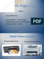 Laser vs. Inkjet Printer