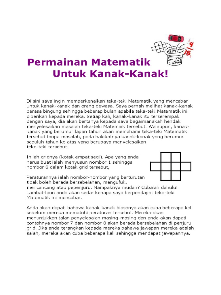 Permainan Matematik