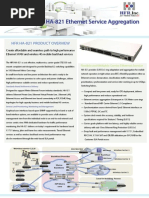 HA-821 Ethernet Service Aggregation: HFR Ha-821 Product Overview