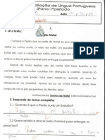 Teste André 3º Ano - 1º Período - LÍNGUA PORTUGUESA