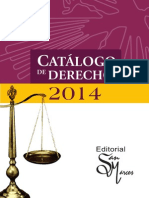 Catalogo de Derecho SM 2014 PDF