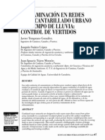 Contaminacion en Redes de Alcantarillado PDF