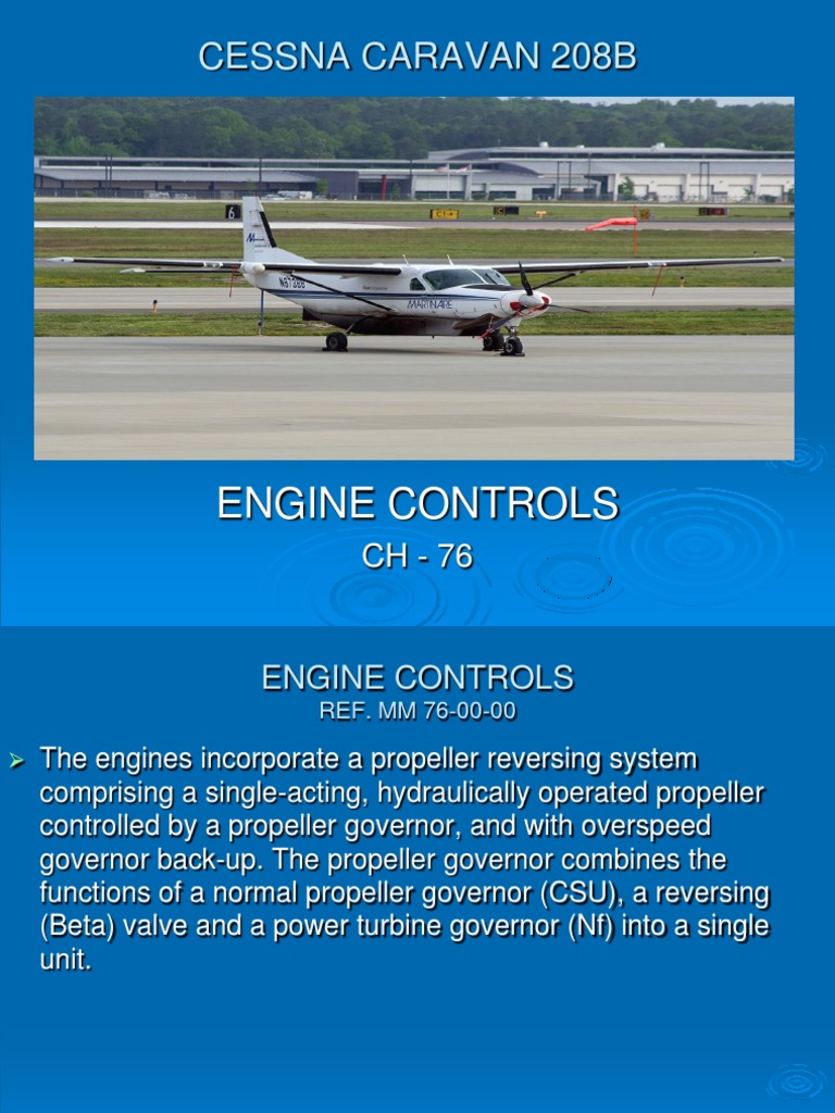 Cessna 208b Engine Controls 76 | PDF