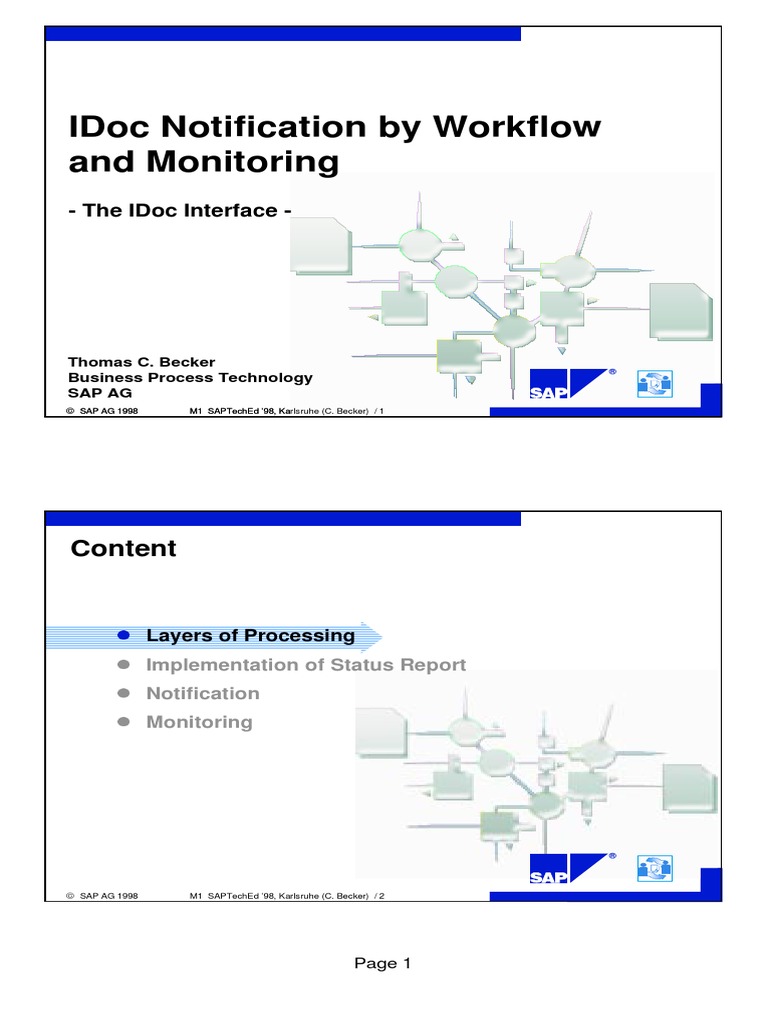 Idoc Notification by Workflow and Monitoring | PDF | Electronic Data ...
