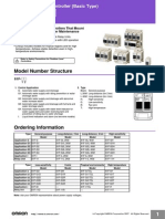 Model Number Structure: Floatless Level Controller (Basic Type)