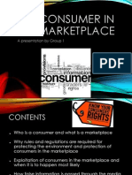 The Consumer in Marketplace