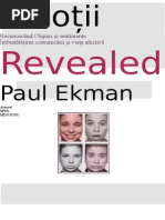 Paul Eckman Emotii Date Pe Fata PDF