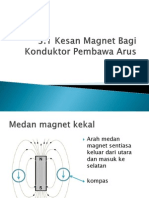 3.1 Kesan Magnet Bagi Konduktor Pembawa Arus