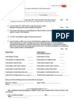 FHA Approved-Limited Condo Questionnaire 12-09