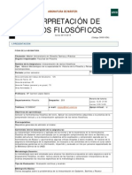 Interpretación Textos Filosóficos PDF