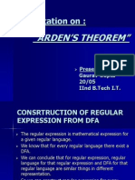 Construct Regular Expression from DFA using Arden's Theorem