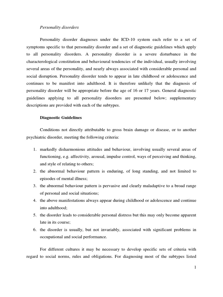 Understanding Obsessive-Compulsive Personality Disorder | PDF ...