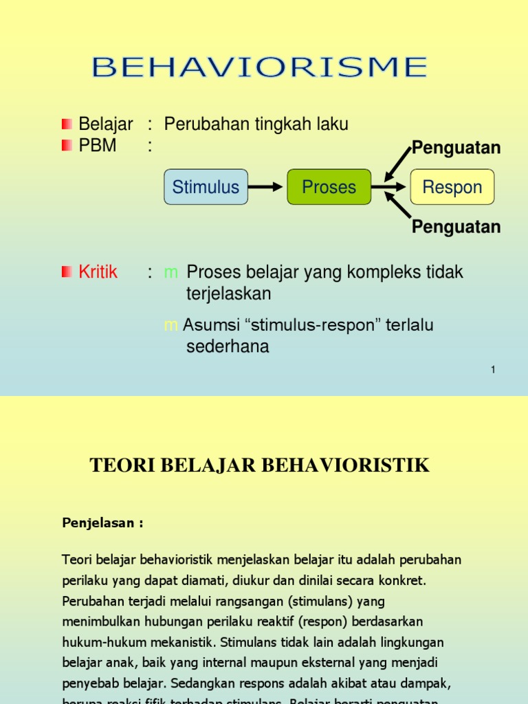 Doc Teori Perubahan Perilaku Samuel Lengky Academia Edu
