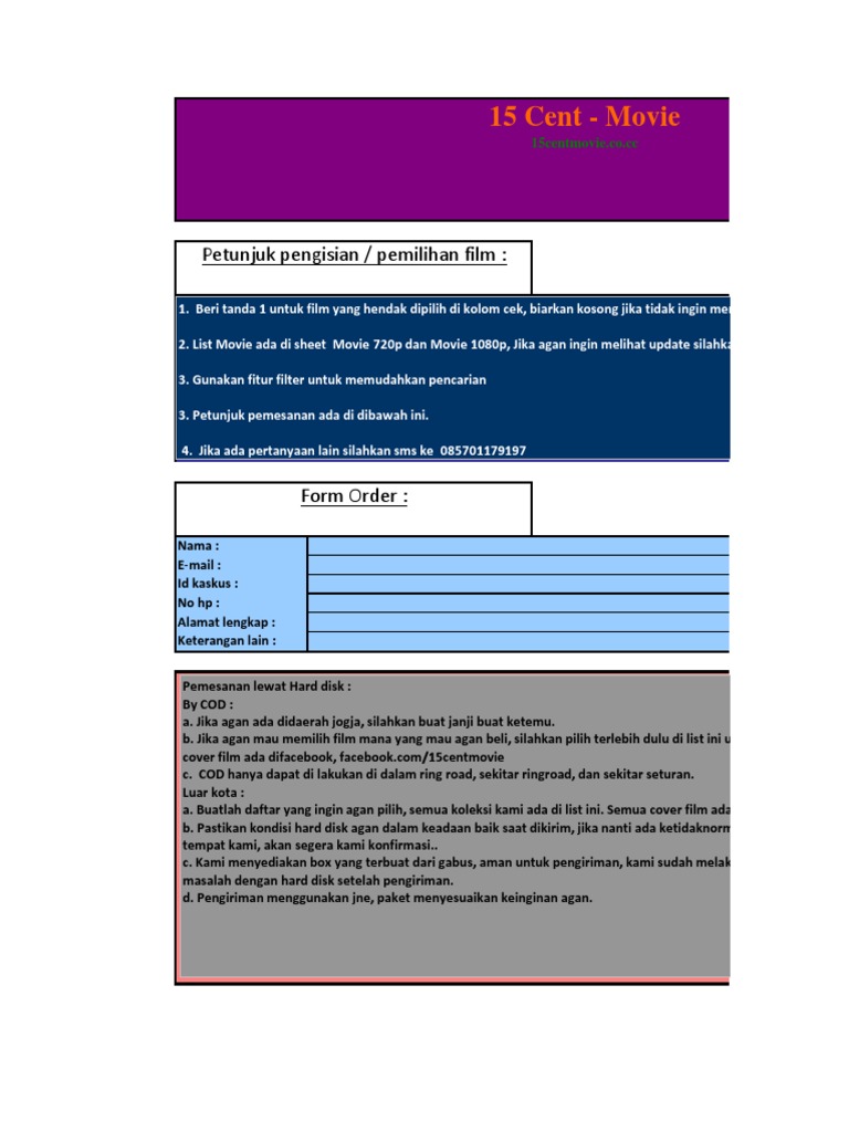 List Pdf