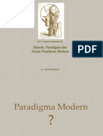 Sejarah, Paradigma Dan Dunia Pemikiran Modern