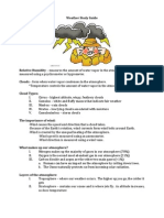 Weather Study Guide