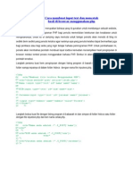 Cara Membuat Input Text Dan Mencetak Hasil Di Browser Menggunakan PHP