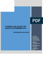 Formato para La Presentación de Catastro