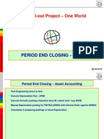 Period End Closing - Asset