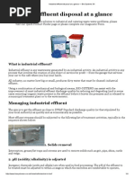 Industrial Effluent Disposal at a Glance — Bio-Systems SA