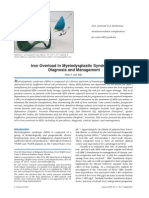 Iron Overload in Myelodysplastic Syndromes