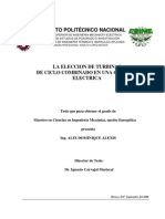 La Eleccion de Turbinas de Ciclo Combinado en Una Central Electrica PDF