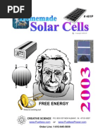 Download Free Energy Homemade Solar Cells by nawwar SN24427483 doc pdf