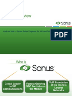 Sonus Overview