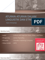 Aturan-Aturan Dalam Linguistik Dan Etnografi PDF