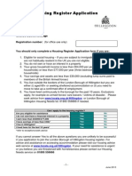 Housing Register Application: Registration Number: (For Office Use Only)