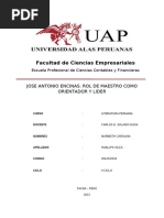 Ensayo El Maestro Como Orientador y Lider