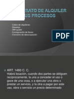 Civil - El contrato de alquiler y sus procesos.pps