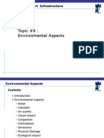 Lecture #9 Environmental Aspects
