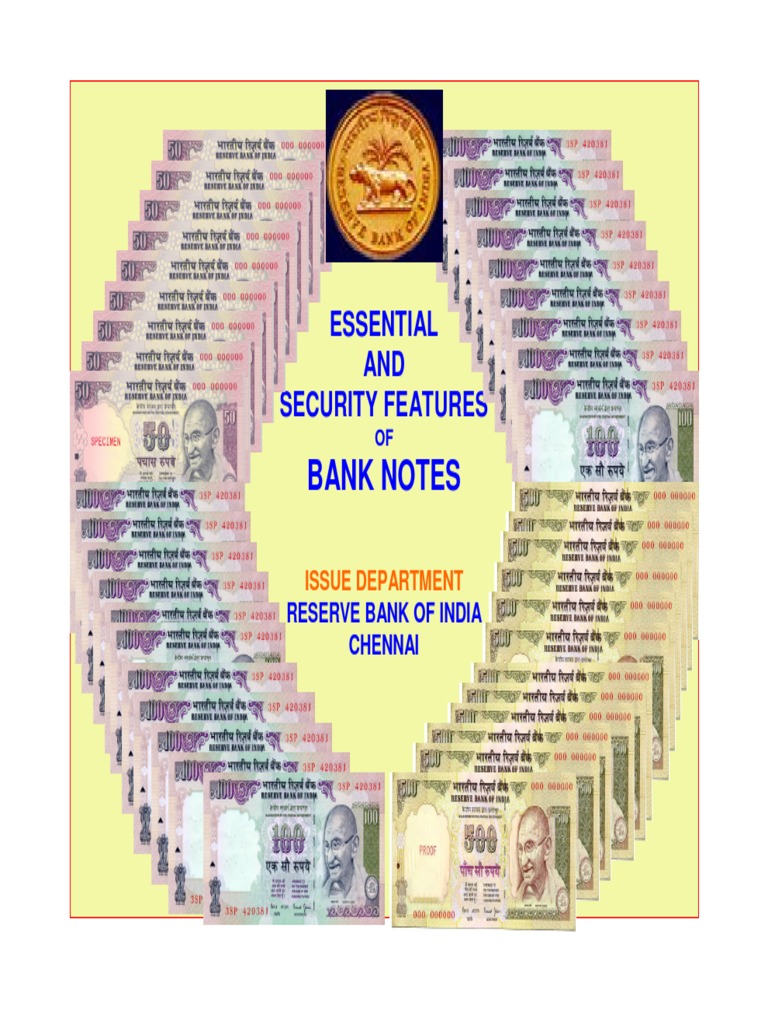 Currency Note Security Features Guide | PDF | Banknote | Communication ...