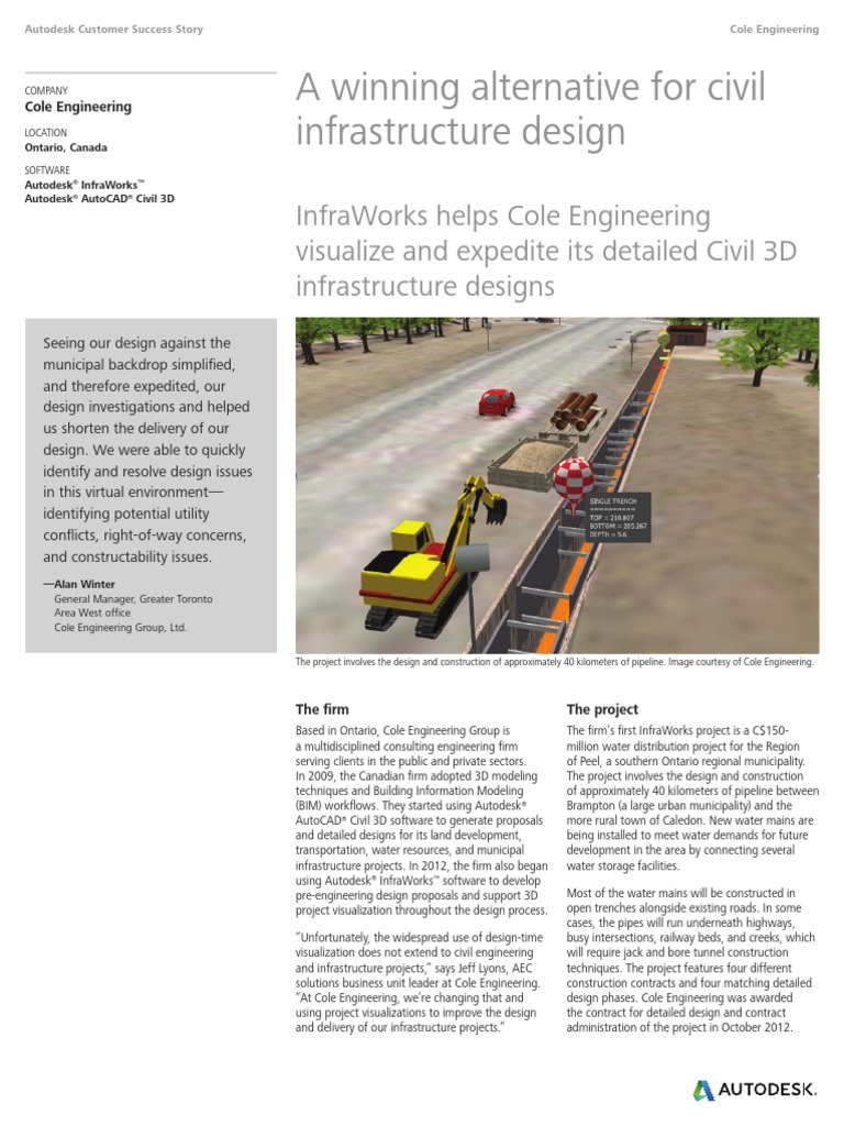 A Winning Alternative For Civil Infrastructure Design | PDF | Autodesk ...