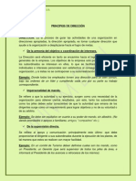 Principios de Dirección