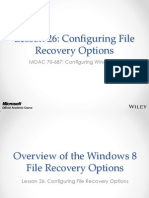 MOAC 70-687 L26 File Recovery