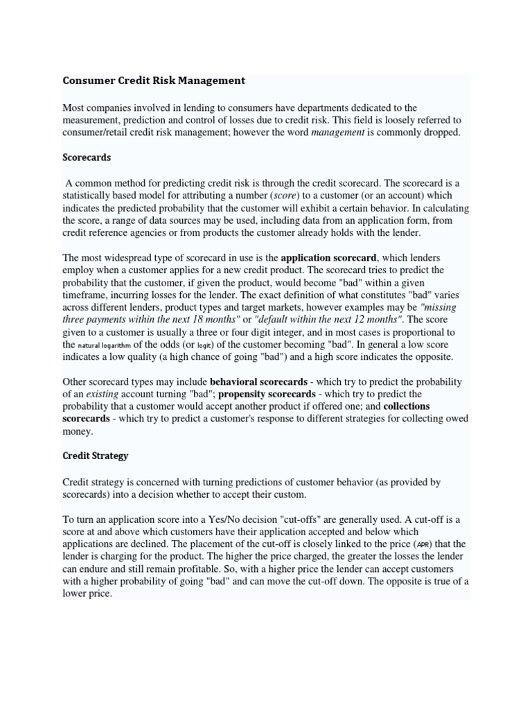 Credit Management Notes | PDF | Corporations | Business