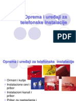 Oprema I Uredjaji Za Telefonske Instalacije