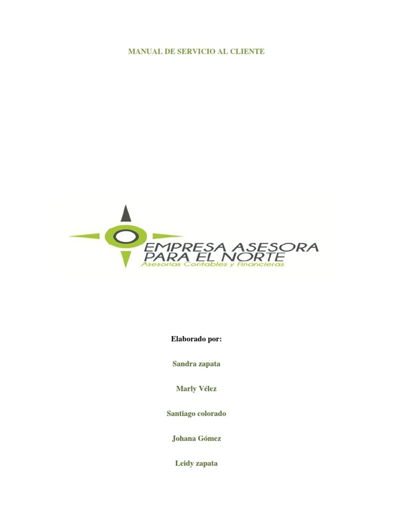 Manual de Servicio al Cliente Efectivo | PDF | Cliente | Calidad ...