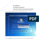 Sistema Operativo Windows 7