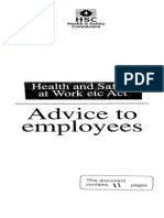 HSWA Advice To Employees PDF