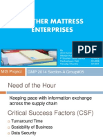 Feather Mattress Enterprises SecA Grp05