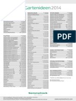 Preisblatt Gartenideen 2014