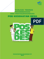 Download Petunjuk Teknis Pengembangan Poskesdes by Promosi Sehat SN244322212 doc pdf