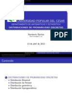 Algunas Distribuciones Discretas PDF