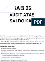 Bab 22 - Audit Atas Saldo Kas